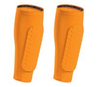 PENCHEAK Protector de piernas deportivo antideslizante con diseño de panal de abeja, protección ergonómica para espinilleras, mangas atléticas, resistente a los golpes, equipo de fútbol para piernas