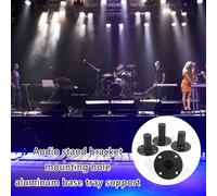 PENCHEAK Soporte Altavoces Hierro Base Hierro Asientos Sonido Inferior para Aplicaciones Sonido Escenario Profesional Metal Stand Altavoces