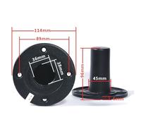 PENCHEAK Soporte Altavoces Hierro Base Hierro Asientos Sonido Inferior para Aplicaciones Sonido Escenario Profesional Metal Stand Altavoces