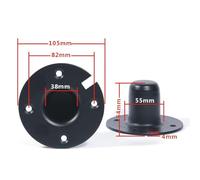 PENCHEAK Soporte Altavoces Hierro Base Hierro Asientos Sonido Inferior para Aplicaciones Sonido Escenario Profesional Metal Stand Altavoces