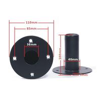 PENCHEAK Soporte Altavoces Hierro Base Hierro Asientos Sonido Inferior para Aplicaciones Sonido Escenario Profesional Metal Stand Altavoces