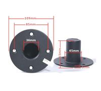 PENCHEAK Soporte Altavoces Hierro Base Hierro Asientos Sonido Inferior para Aplicaciones Sonido Escenario Profesional Metal Stand Altavoces
