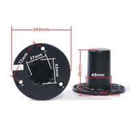 PENCHEAK Soporte Altavoces Hierro Base Hierro Asientos Sonido Inferior para Aplicaciones Sonido Escenario Profesional Metal Stand Altavoces