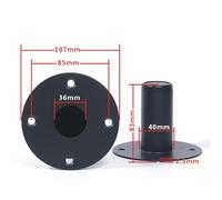 PENCHEAK Soporte Altavoces Hierro Base Hierro Asientos Sonido Inferior para Aplicaciones Sonido Escenario Profesional Metal Stand Altavoces