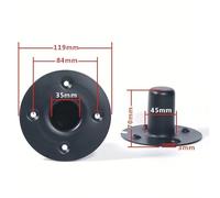 PENCHEAK Soporte Altavoces Hierro Base Hierro Asientos Sonido Inferior para Aplicaciones Sonido Escenario Profesional Metal Stand Altavoces