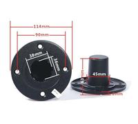 PENCHEAK Soporte Altavoces Hierro Base Hierro Asientos Sonido Inferior para Aplicaciones Sonido Escenario Profesional Metal Stand Altavoces