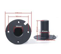 PENCHEAK Soporte Altavoces Hierro Base Hierro Asientos Sonido Inferior para Aplicaciones Sonido Escenario Profesional Metal Stand Altavoces