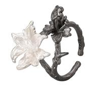 PENCHEAK Unique Designs - Anillos con patrón de mandalas de latón resistente, cómodos, accesorios portátiles para hombres y mujeres de moda, uso diario, anillos ajustables