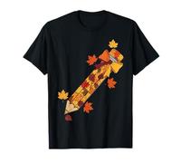 Pencil Autumn Fall Leaves Cozy Vibes Camiseta
