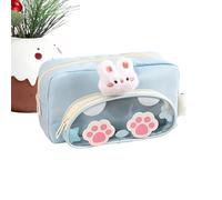 Pencil Bag - Oxford Cloth, 8.66x2.36x4.72in Organizer Bag Cute Animal Design - Durable Zipper And Multifunctional Travel Toiletry & Stationery Organizer, Pencil Case For School, Office, Travel