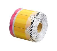 Pencil Border - Cute Fun Stationery Decor for Bulletin Boards Classroom Walls | Decorative Border Trim for Offices Home School Teachers Students Family Craft Projects Event Setup, 7cm Multicolor