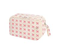 Pencil Case, Aesthetic Organizer, Pen Storage, Spacious Interior Secure Zipper Multiple Compartments Lightweight Build Durable Zippered Compartments Lightweight Design, Pink Color, School Office Use