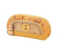 Pencil Case Cute, Pencil Bag Organizer, 9.06x4.33x2.95 Inches Large Capacity Stationery Holder, Portable Storage Solution with Adorable Design for Student Teen Girls Boys School Supplies and Daily Use