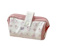 Pencil Case, Cute Stationery Organizer, Zipper Closure Ruler Pouch, Multi-Section Storage, Journaling Tools for Note-Taking and Commuting Use, Compact Size, Painting, Marking, 8,66x4,72x3,94 pulgadas