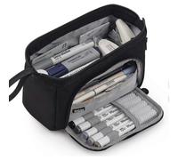 Pencil Case Large Capacity Pencil Pouch Handheld Pen Bag Cosmetic Portable Gift for Office School Teen Girl Boy Men Women Adult (green) Tw