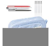 Pencil Case, Pen Pouch, Large Capacity School Storage Bag 8.27x3.35x2.2 Inches for Stationery Supplies, Classroom Art Organizer Teens Kids Girls, Kindergarten College Office Travel and Craft Use