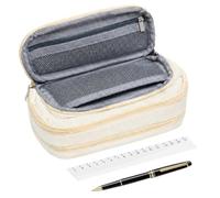 Pencil Case Pouch, Large Capacity Organizer with Makeup Storage, Kids Teens