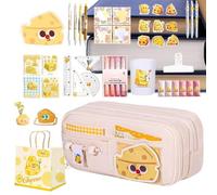 Pencil Case Set | Large Capacity Storage Stationery Supplies | Cute Pen Bag