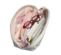 Pencil Case - Smooth Zipper Soft Lightweight Nylon Storage Organizer Pouch | | Premium Nylon Material with Multi Compartment Storage for School Office College Desk Stationery Cosmetics Travel Use