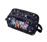 Pencil Case - with Zipper 6-Compartment Cartoon Large Capacity Organizer | School Pen Holder Pencil Pouch for Women Men Classroom School College Work Study