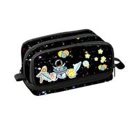 Pencil Case - Zipper 6 Compartment, Cartoon Large Capacity Organizer | Stationery Holder Bags Pen Case for Teen Student Teacher Classroom Office Home Work Study