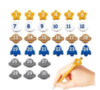Pencil Charms Use Playful Space Patterns And Distinct Colors And Icons,