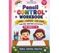 Pencil Control Workbook - Book 2: Smart Finds India Preschool Learning Series