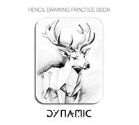 Pencil Drawing Practice Book - Dynamic: Mastering Geometric Deer Portraits, Sacred Geometry, and Professional Graphite Shading