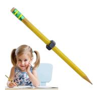Pencil Fidgets - Wooden Threaded Pencils, Creative Fun Writing Tool | Sensory ADHD Tool With Moving Nut, For And Concentration Kids Students Adults Classroom Travel Home Office