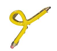 Pencil Hair Clip, Decorative Hairpins for Head, Stylish Metal Barrettes, Elegant Design for Ladies and Girls, Portable Small Hairclips, Travel Friendly Hair Accessories