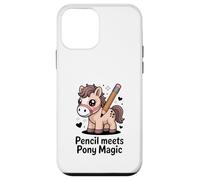 Pencil Meets Pony Magic Cute Kawaii Pony Carcasa para iPhone 12 Mini