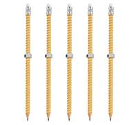 Pencil Pesado, 5 Piezas Twist Escribir Folides De Lápiz De Madera Pesados - Trabajos De Escritura Educativa Sensoriales Calmantes Para Niños Men Mujeres Mujeres Adultos Aula De Clases Aula De
