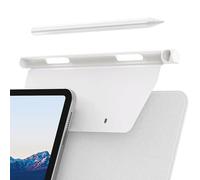 Pencil Portalápices para Apple Pencil 2ª Generación Funda Compatible con Magic Keyboard, Smart Keyboard Folio y otras Funda Magnética, Soporte para Lápiz Stylus para iPad (Blanco)