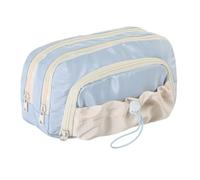 Pencil Pouch Cute, Pencil Holder Bag, Drawstring Pen Bag, Space Saving Waterproof Large Capacity Stationery Storage Organizer For Student Boys Teen Girls School Travel, Light Blue, Consulte la
