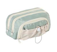 Pencil Pouch Cute, Pencil Holder Bag, Drawstring Pen Bag, Space Saving Waterproof Large Capacity Stationery Storage Organizer For Student Boys Teen Girls School Travel, Green, Consulte la descripción