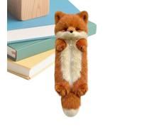 Pencil Pouch for Girls | Smooth Zipper Storage | Soft Pen Case Stationery Organizer | for Marker Eraser Stationery Travel Classroom Office Desk Home College Dorm Travel, Brown, Consulte la descripción