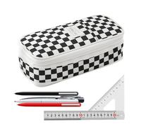 Pencil Pouch, Large Capacity Pencil Case, Double Zipper Organizer, Storage Container Supplies, Sturdy Aesthetic Stationery Bag for Drawing Art Craft College Kids Girls