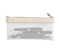 Pencil Stationary Bag - Clear Pencil and Pen Pouch | Clear Pen Case Bag With Large Capacity, Transparent Marker Pouch for School Supplies