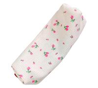 Pencill Bag - Pencil Case | Pencil Pouch | Floral Makeup Bag for Girls Aesthetic Pen Cases School Supplies Aesthetic Makeup Brushes Storage Bags for Women Girls Coin Purse Stationery Organizer, Rosa
