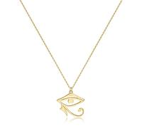 Pencros Collar con colgante delicado, Joyeria chapada en oro de 18 quilates, con forma de calabaza, fantasma, moneda, delicada cadena, minimalista, simple, regalo para amigos, Latón, Sin gemas.