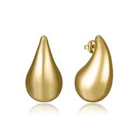 Pend Acero Ip Dorado Gota Sra Fashion