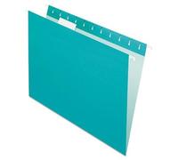 Pendaflex - Carpetas colgantes de archivos 1/5 pestañas letra Aqua 25/Box"Categoría de producto: carpetas de archivadores portátiles y caja de almacenamiento archivos/carpetas"