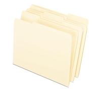 Pendaflex interior carpetas de archivo, 1/3 corte, lengüeta superior, carta, Manila, 100 por caja (4210 1/3)