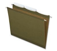 Pendaflex Ready-Tab Carpetas colgantes reforzadas, pestaña de 1/3, carta, verde, 25/caja