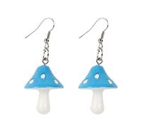Pendant Dangle Sweet Fresh Drop Colorful Mushroom Charm Earrings Ear Pendants Jewelries for Women Girls