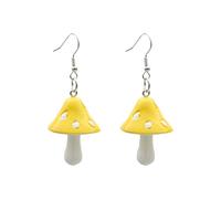 Pendant Dangle Sweet Fresh Drop Colorful Mushroom Charm Earrings Ear Pendants Jewelries for Women Girls