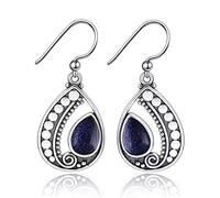 Pendant Earrings 6x9mm Drop-Shaped Natural Moonstone Women Wedding Party Jewelry