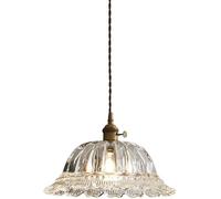 Pendant Light Brass Chandelier MI-NI Chandelier - Glass Kitchen Island Ceiling Lighting E27 Bedroom Bedside Deco Lamps,Pendant Ceiling Light