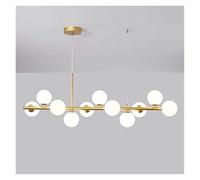 Pendant Light, Chandelier Globe Linear Chandeliers Lights Molecular Ceiling Hanging Lighting Mid Century for Living Room Dining Roo