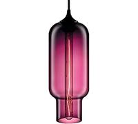 Pendant Lights Nordic Art Glass Whistle Suspension Pendant Light Lamp Colorful Transparent Glass Restaurant Hanging Lamp Pendant Light Fixtures Lighting Industrial (Wine Red)